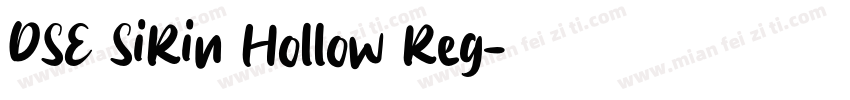 DSE SiRin Hollow Reg字体转换